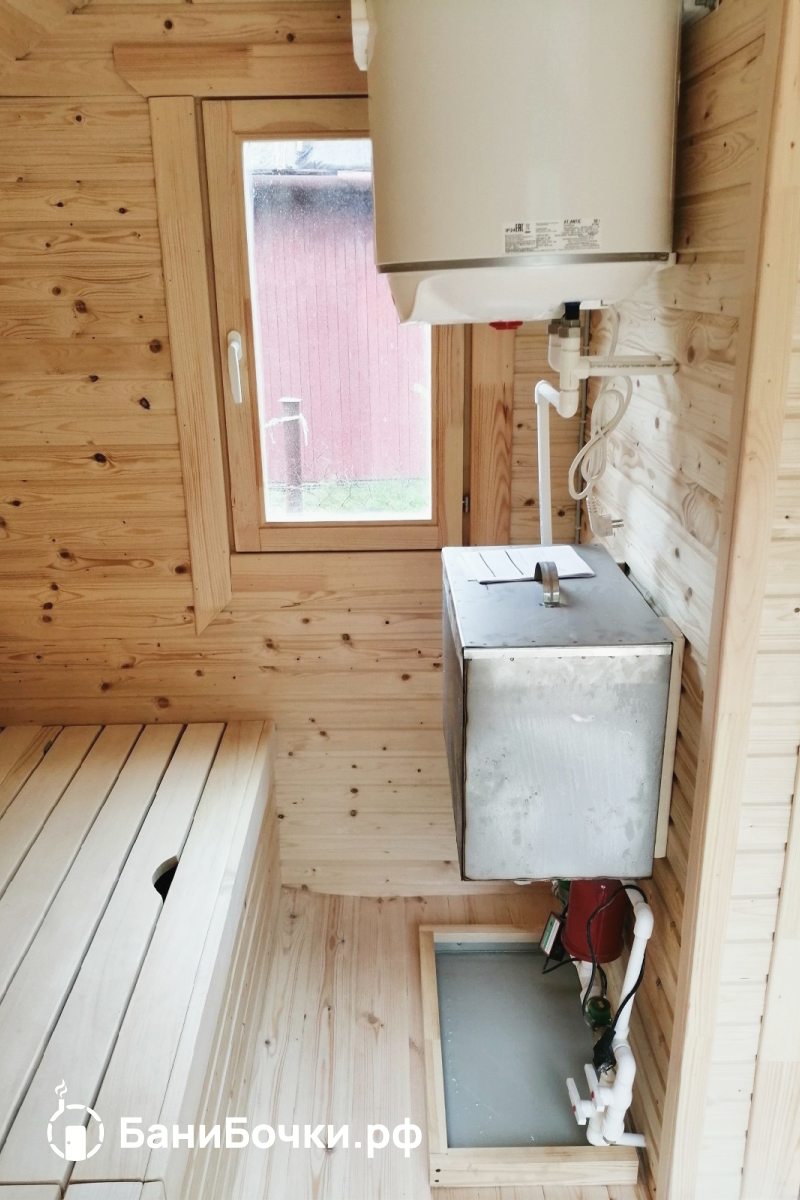 Душевая система в бане