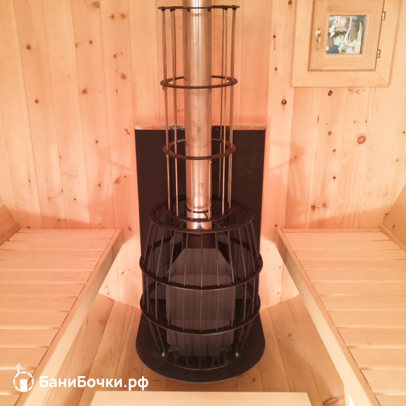 Круглая печь Бочонок Компакт
